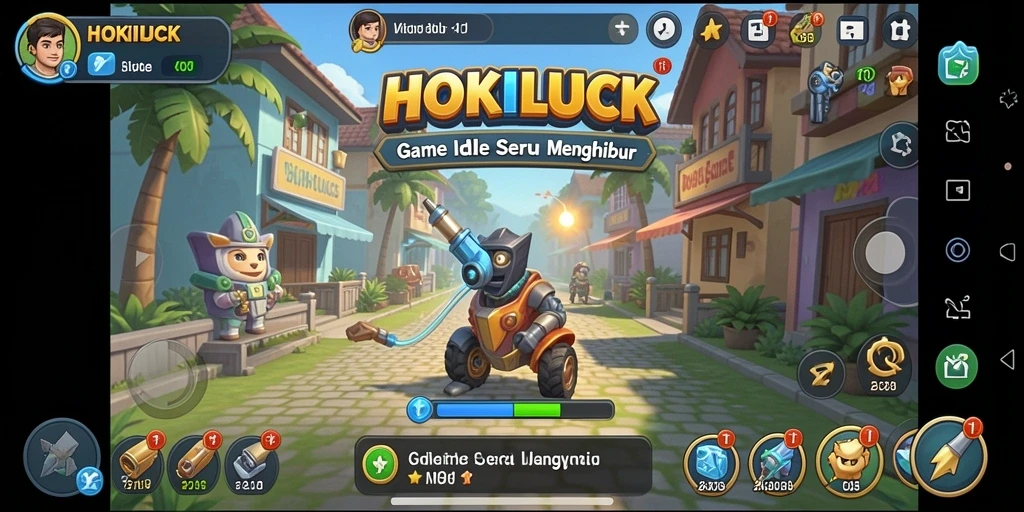 Tampilan gameplay HOKILUCK yang menggugah selera dan menarik.