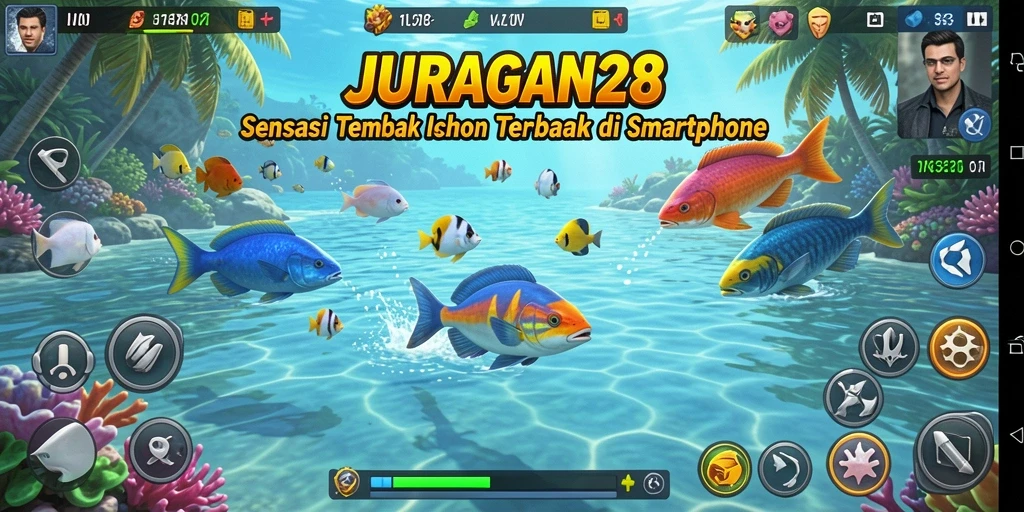 Screenshot gameplay Tembak Ikan JURAGAN28 yang seru dan menantang.