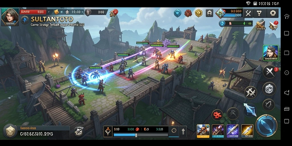 Tampilan gameplay SULTANTOTO yang menegangkan dan strategis.
